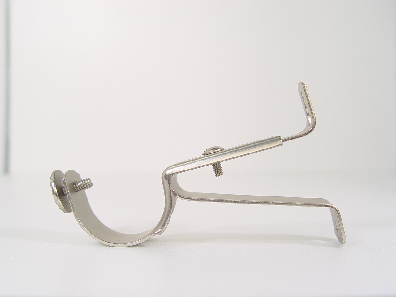 Projection Wall Bracket - sturdy_metal_curtain_rod_bracket_with_decorative_screw